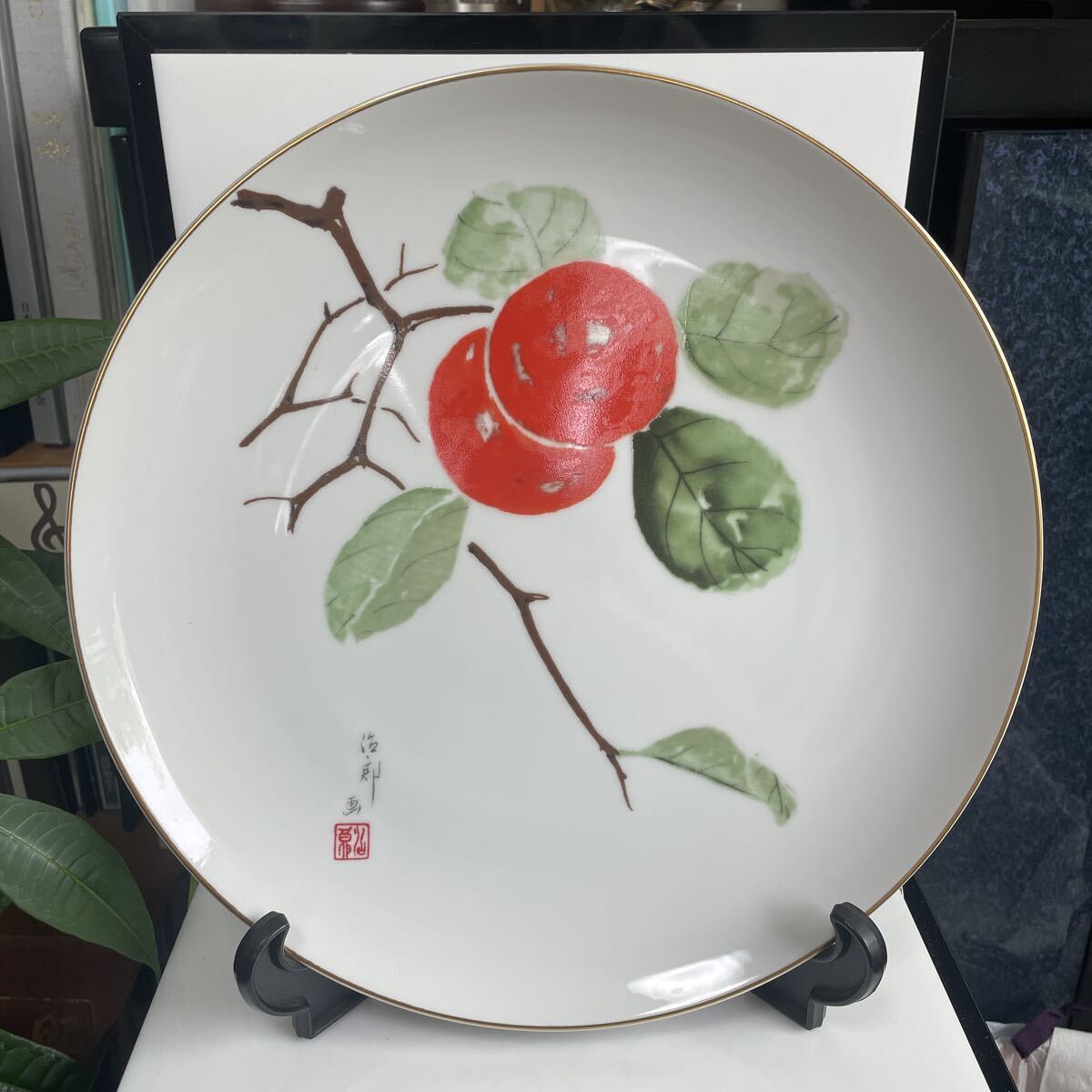 宮内庁御用達 深川製磁 野の花 梅型銘々皿5枚組 未使用 箱入り 宮内庁御用達 深川製磁 野の花 梅型銘々皿5枚組 未