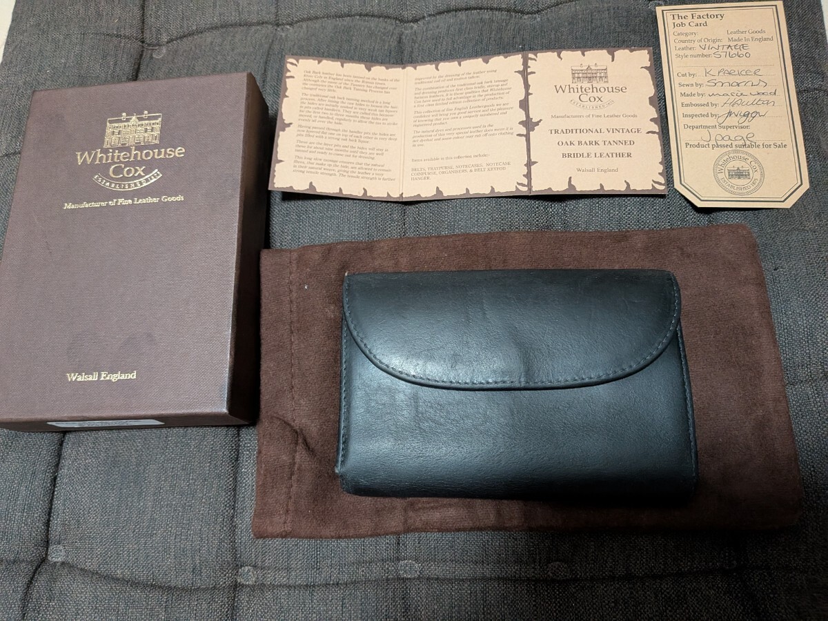 ホワイトハウスコックス　三つ折り財布　中古 中古・古着通販】Whitehouse Cox (ホワイトハウスコックス) 2
