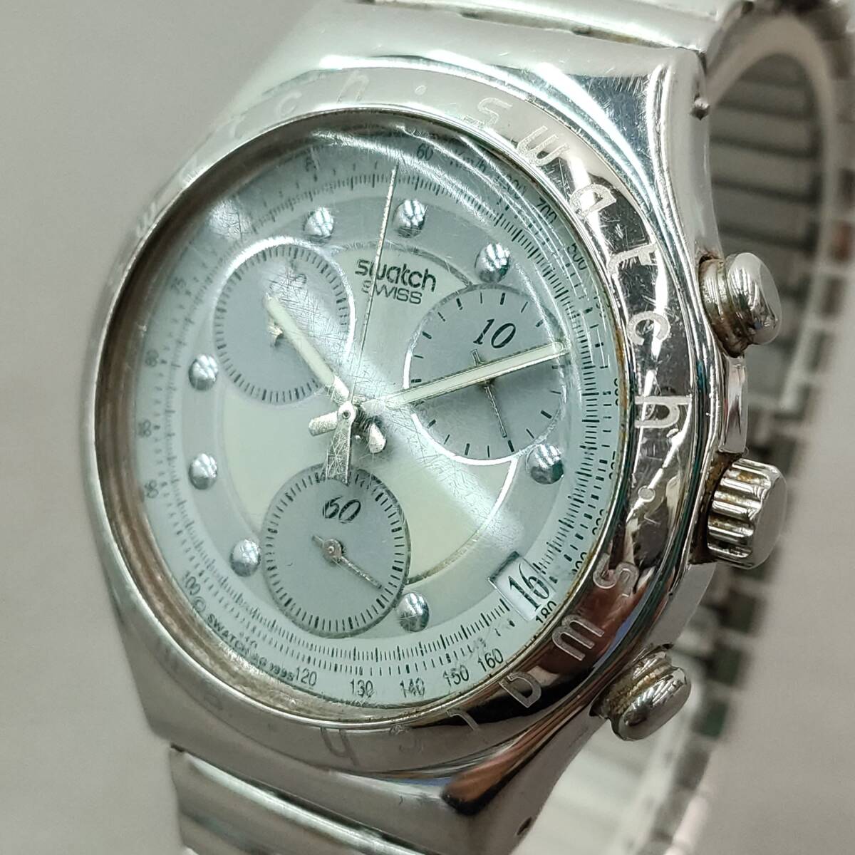 Swatch クロノグラフ 腕時計 シルバー Yahoo!オークション -「swatch クロノグラフ」(さ行) (ブランド