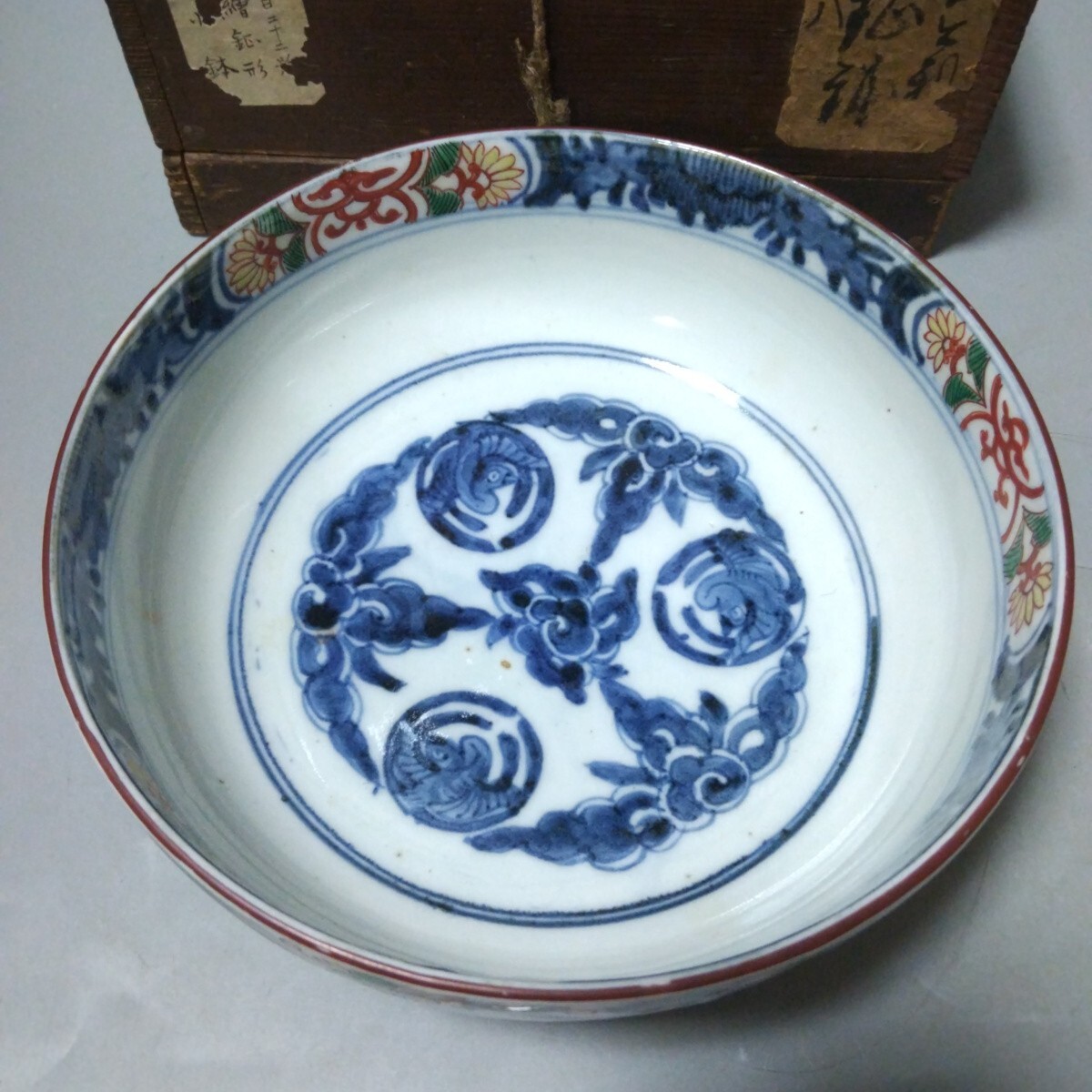 専用　江戸中期　元禄伊万里　色絵人物置物　木箱付　東Y7-0331☆2Fトコエサ 専用 江戸中期 元禄伊万里 色絵人物置物 木箱付 東Y7-0331☆2F
