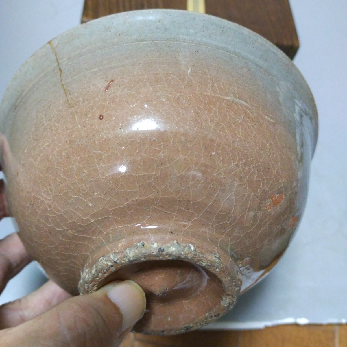 貫入の美しい 茶碗  李朝？ 茶道具 貫入の美しい 茶碗 李朝？ 茶道具