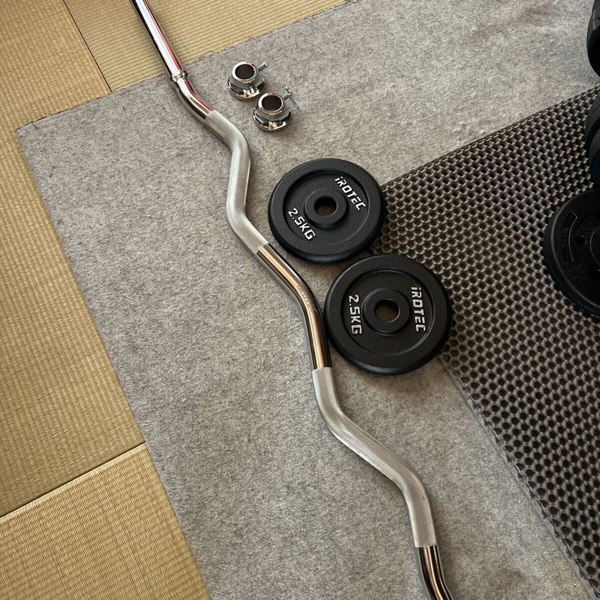 ★送料無料★プレート37.5kg バーベル EZバー 超特価★ imgrc0073190278.jpg