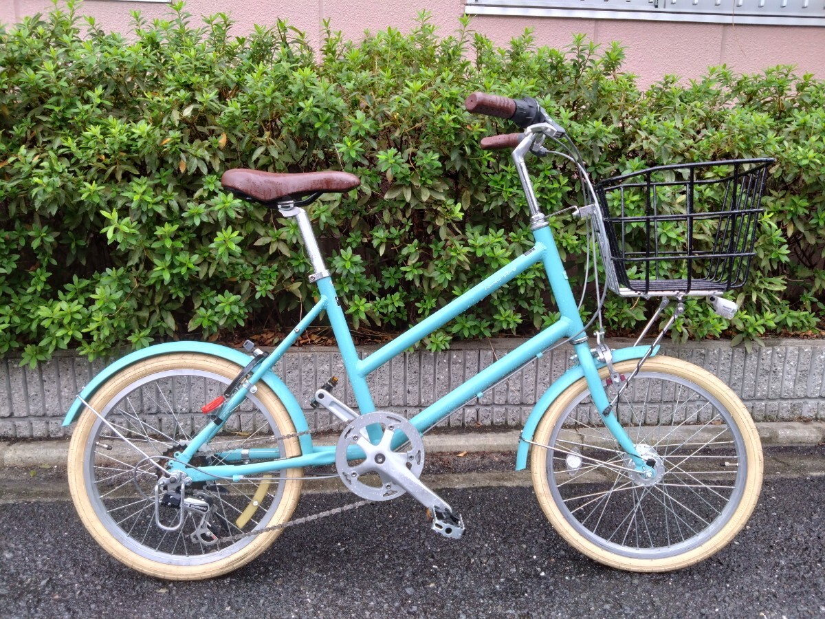 ④中古ミニベロ　ミニサイクル/20インチ/変速付き/グリーン ④中古ミニベロ ミニサイクル/20インチ/変速付き/グリーン 楽天