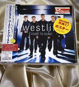 新品未開封 日本盤 SEALED JAPAN OBI ● Westlife / Coast To Coast ウエストライフ ● 2000年 BVCP-21159