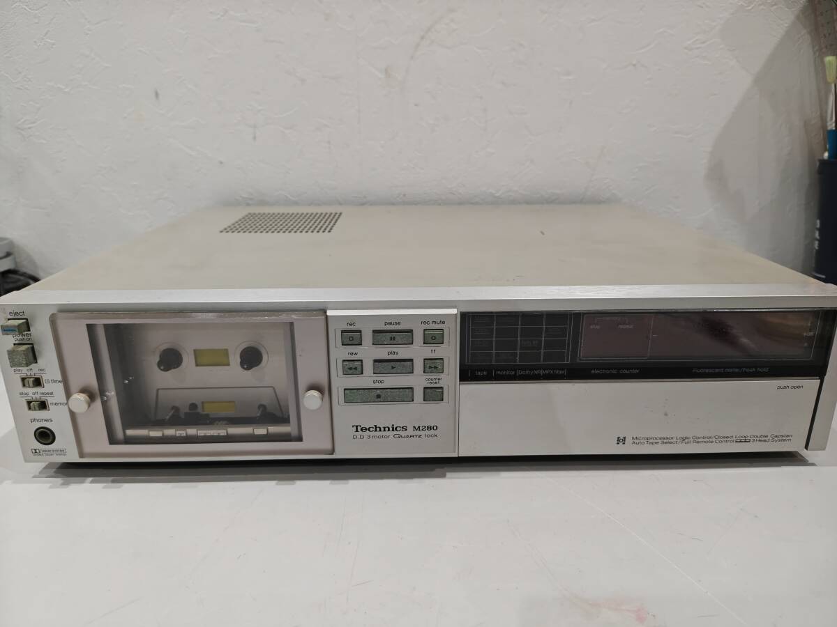 technics テクニクス Ｍ270x テープレコーダー デッキ 稼働品 Technics RS-M270X Direct Drive Cassette Tape Deck Vintage