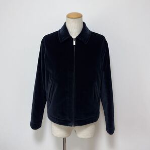 新品同様 定価57.2万円 ベルルッティ 幻の名作 ベルベットボンバージャケット ブルゾン 46 ハイダーアッカーマン期 ネイビーブルー 正規品
