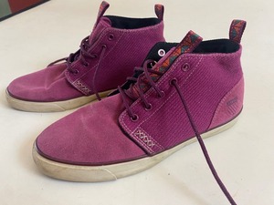 セール即決1円 kswiss K-スイス スニーカー24.5CM スエードレザー キャンバスコットン