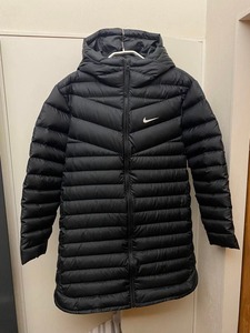 未使用 ★定価24200円★ 新品 ナイキ レディース ダウン ベンチコート ロングコート 黒 ウィンドランナー ジャケット 防寒