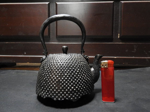 未使用品 ◇真正の南部鉄瓶 花瓶釜】盛岡南部鉄瓶同業組合❇︎
