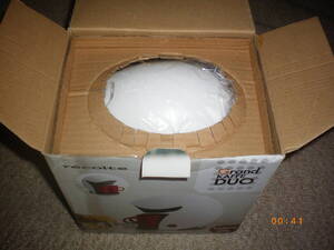 未使用コーヒーメーカー●大手百貨店で購入 レコルト グラン カフェ デュオ GKD-1/フィルター不要 陶器製カップ2個付 ★60サイズ発送可能