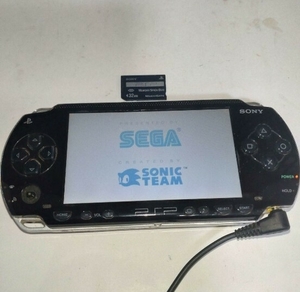 PSP1000 本体 ブラック + ぷよぷよフィーバー2 セット SONY プレイステーションポータブル