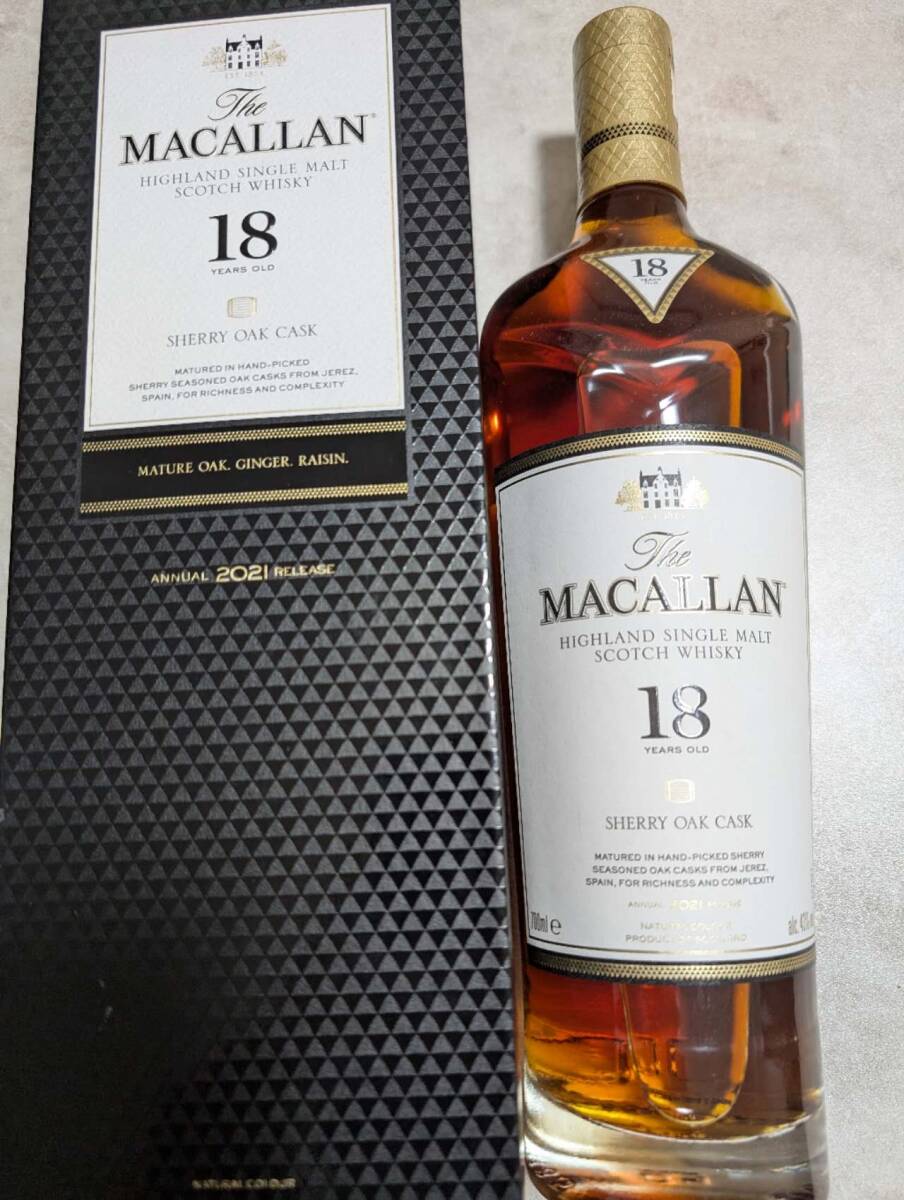 【新品未開封】 MACALLAN 18年 シングルモルトウイスキー 700ml Amazon.co.jp: マッカラン 18年 カラーコレクション MACALLAN 18