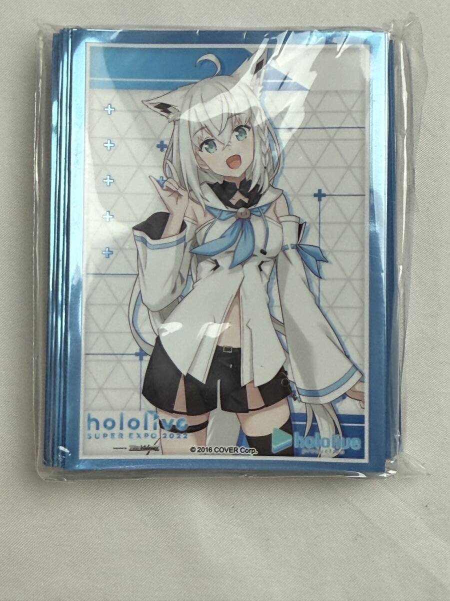 ホロライブ 白上フブキ スリーブ&デッキホルダー&ラバーマット hololive-