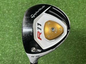 hvc-1455 б/у TaylorMade /TaylorMade R11 левый для / зеркальный ti Fairway Wood 5W 19 раз оригинальный карбоновый FLEX-SR