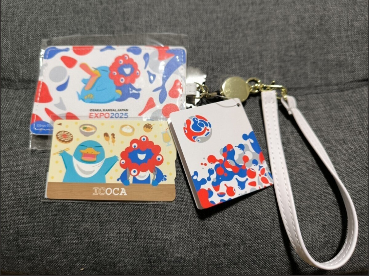 【未開封品】2点セット☆万博記念ICOCA JR西日本、万博記念ICOCAを発表。ミャクミャク×ファミリア