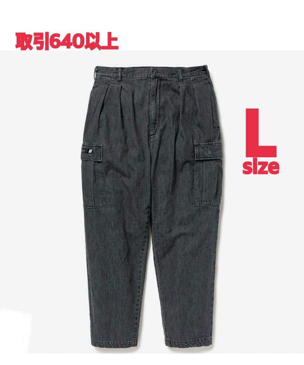 WTAPS 24SS MILT2301 デニムカーゴパンツ ブラック M WTAPSダブルタップスMILT2301デニムカーゴパンツLサイズ新品ブラック