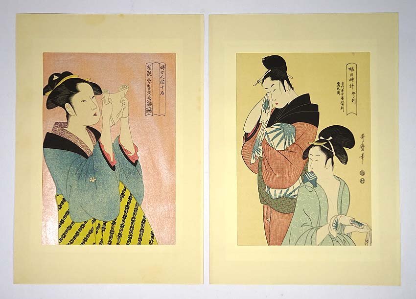 値下げ！歌麿名作撰の中の2枚1組　悠々洞出版　復刻浮世絵　新品額1面付き 2025年最新】悠々洞出版の人気アイテム - メルカリ