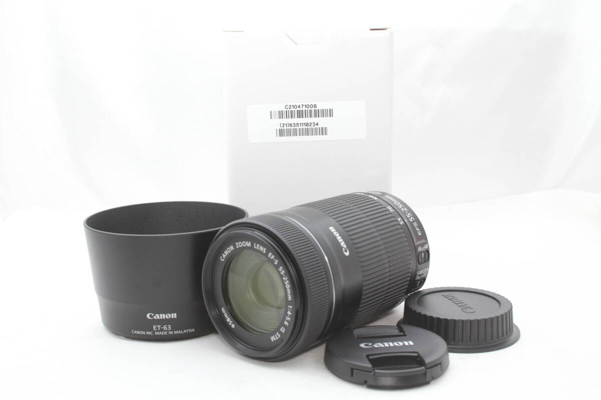 動作確認のみ　未使用　EF-S55-250mm F4-5.6 IS STM Amazon.co.jp: EF-S55-250mm F4-5.6 IS STM : 家電＆カメラ