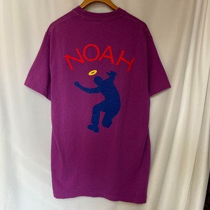 UNION × NOAH LOGO LOCK-UP Tシャツ パープルM