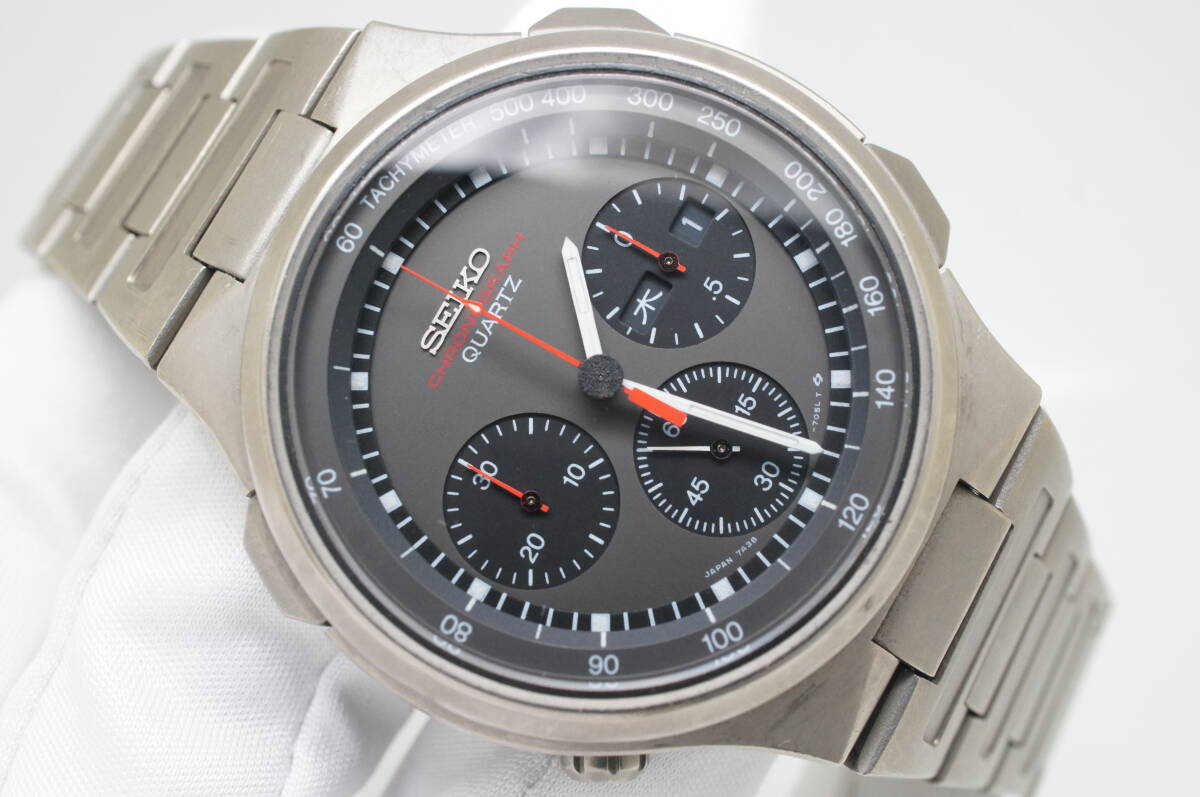 【美品レア】SEIKOスピードマスタークロノグラフSNDC81P1日本製（廃盤） 完動品】 SEIKO スピードマスター クロノグラフ 1982年製
