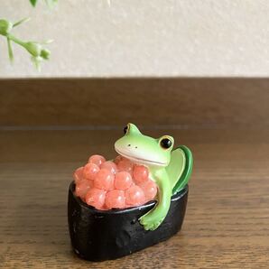 カエルのマスコット♪ Copeau コポー 寿司とカエル イクラ かえるの置物