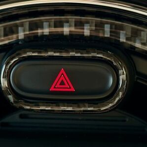 MINI ミニ F54 F55 F56 F57 F60 カーボンハザードボタンカバー