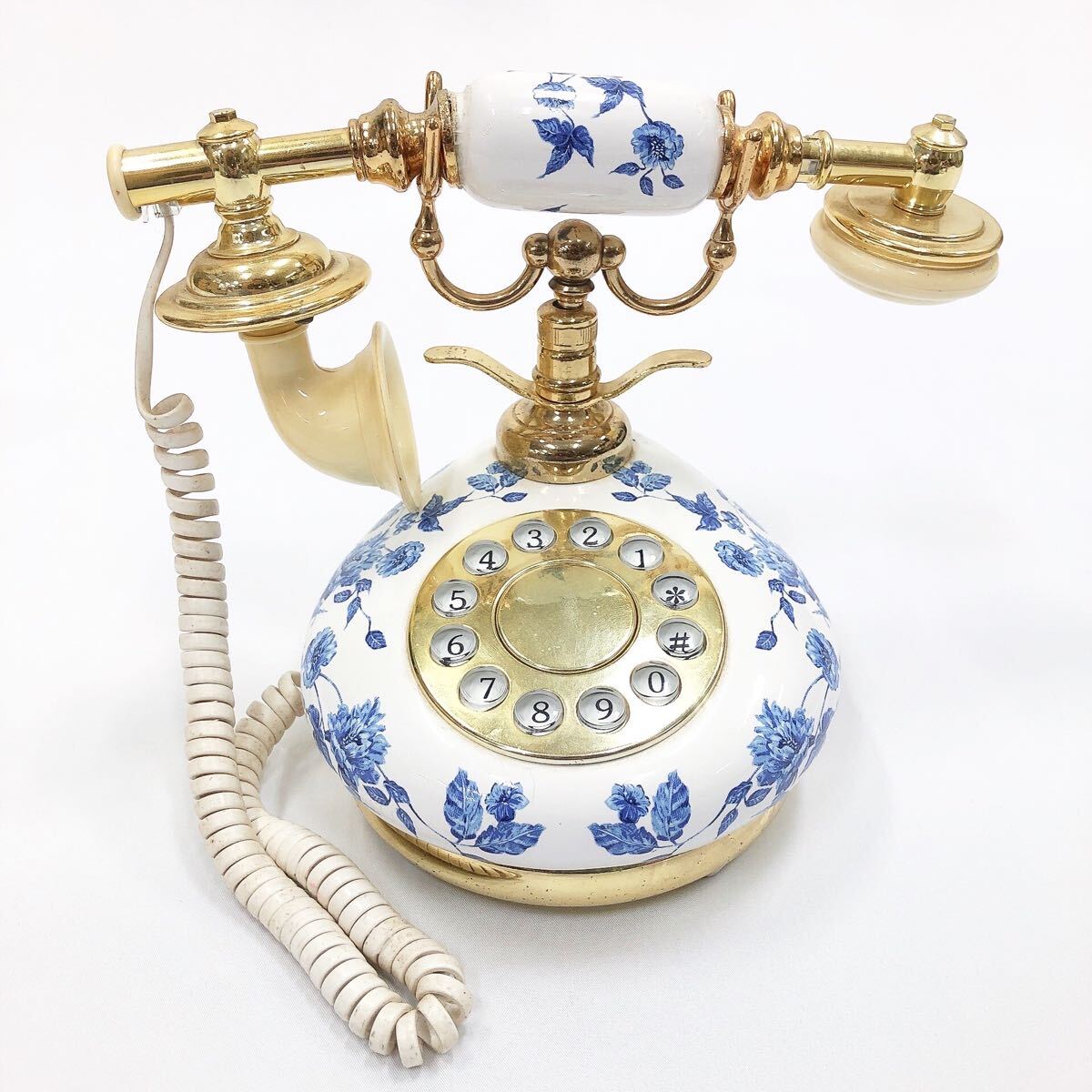 アンティーク 置物 電話機 ダイヤル式 昭和レトロ 西洋風 アンティーク 置物 電話機 ダイヤル式 昭和レトロ 西洋風