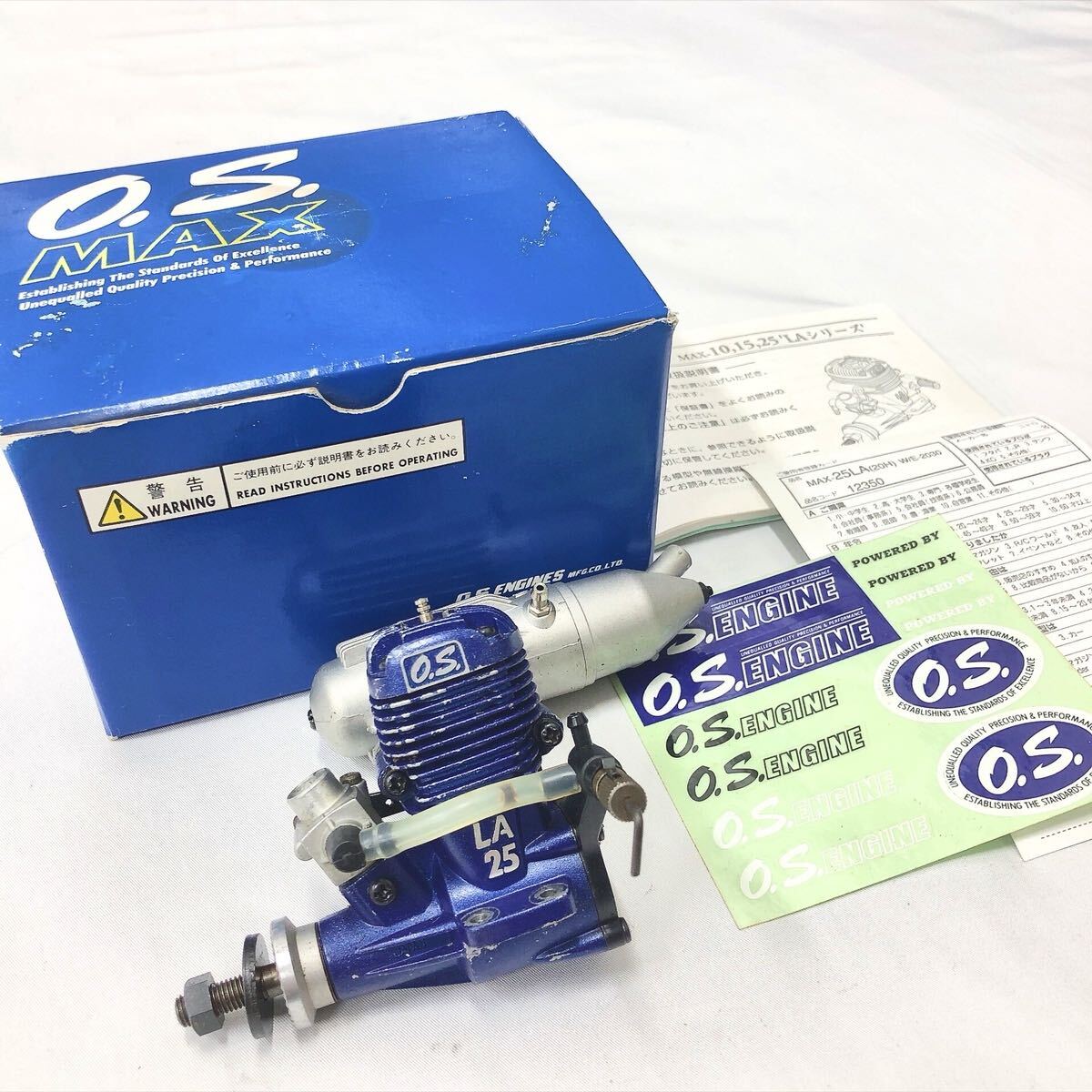 O.S. MAX 25FP　エンジン　新品・未使用・美品 Yahoo!オークション -「os max 25」の落札相場・落札価格