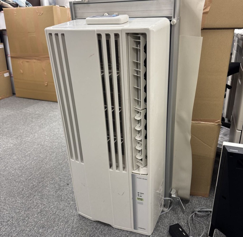 窓用エアコン￼ 美品 Amazon | CW-FA1619-WS(シェルホワイト) ウインドエアコン 冷房