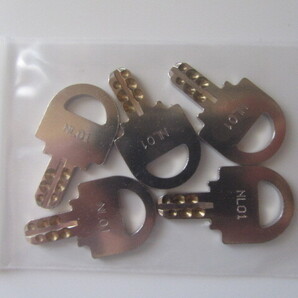 北電子 設定キー/リセットキー NL01(純正)×5個 4~5号機 パチスロ用 ハイパー ゴージャグ/V ファイナル ジャグラーガール アイムEX