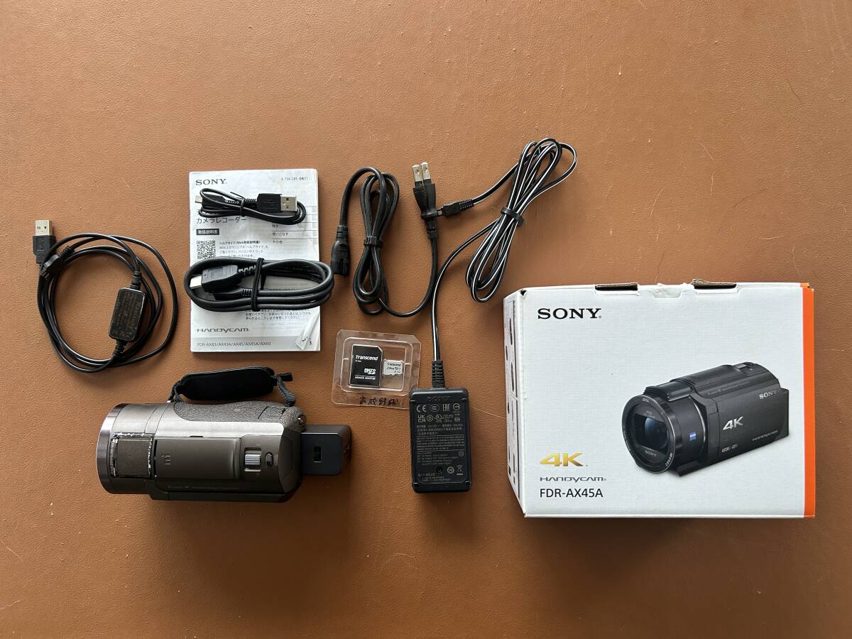 SONY FDR-AX45A 4K ハンディカム　中古品 SONY FDR-AX45A (B) [ブラック] 価格比較 - 価格.com