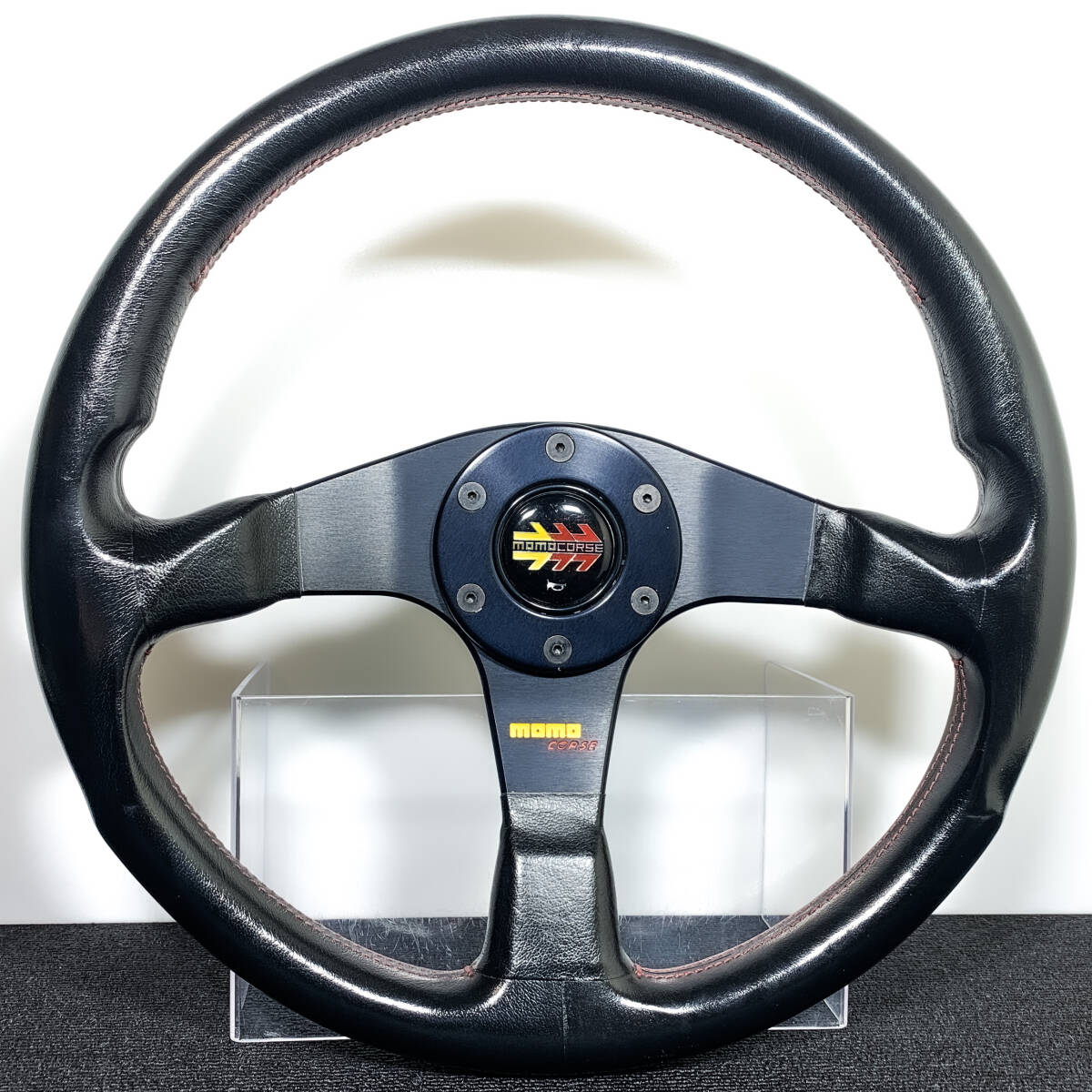 2025年最新】Yahoo!オークション -ステアリング momo 赤の中古品