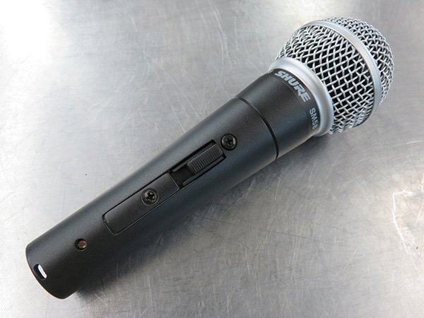 【未使用品】SHURE SM58 ダイナミックマイク SHURE シュア ダイナミックマイク SM58SK スイッチ付き ボーカル