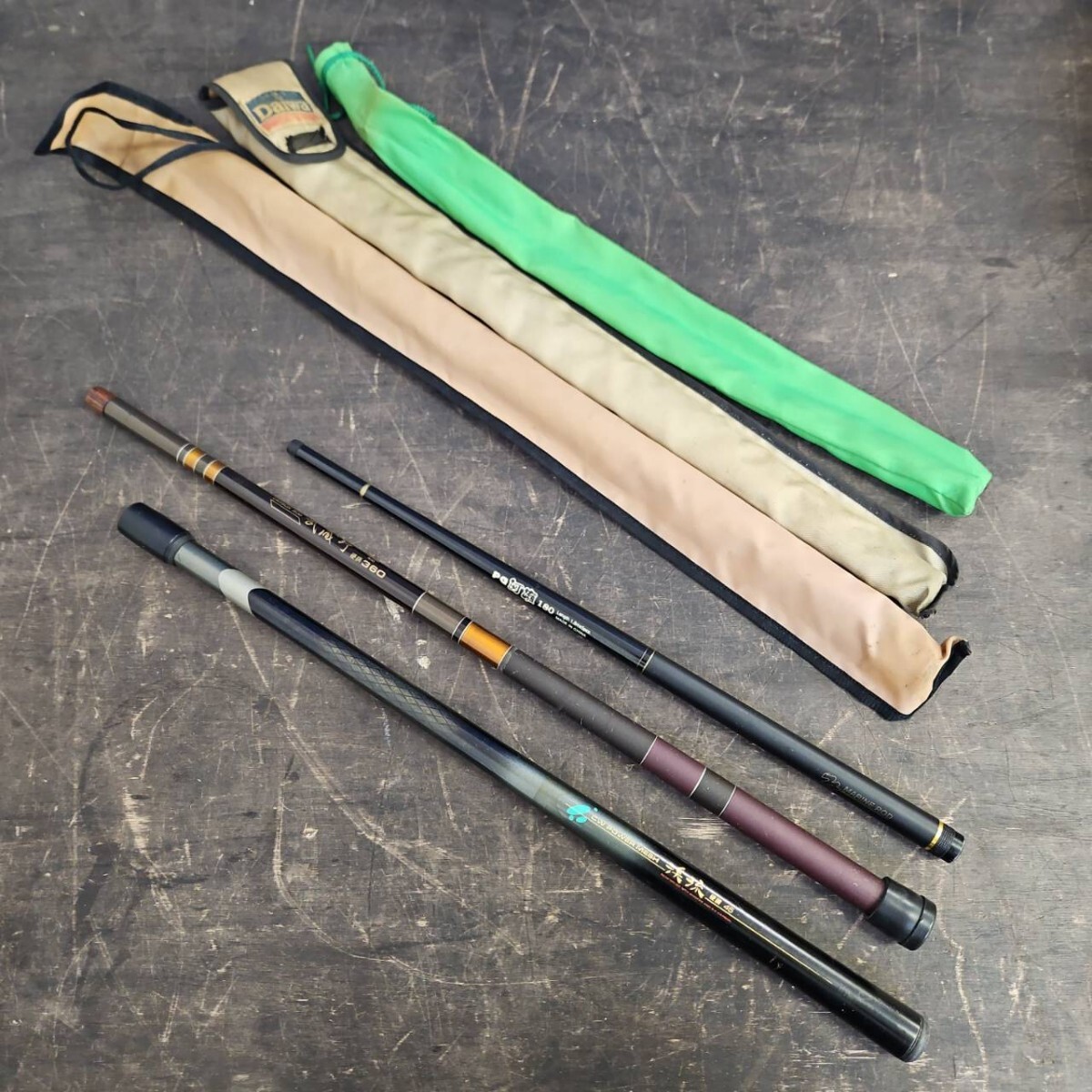 カーボウィスカー パワーメッシュ 渓流 硬調61 CW POWER MESH ダイワ 人気定番，最新作 ☆渓流竿☆ダイワ CW POWER MESH 渓流 硬調 61 中古