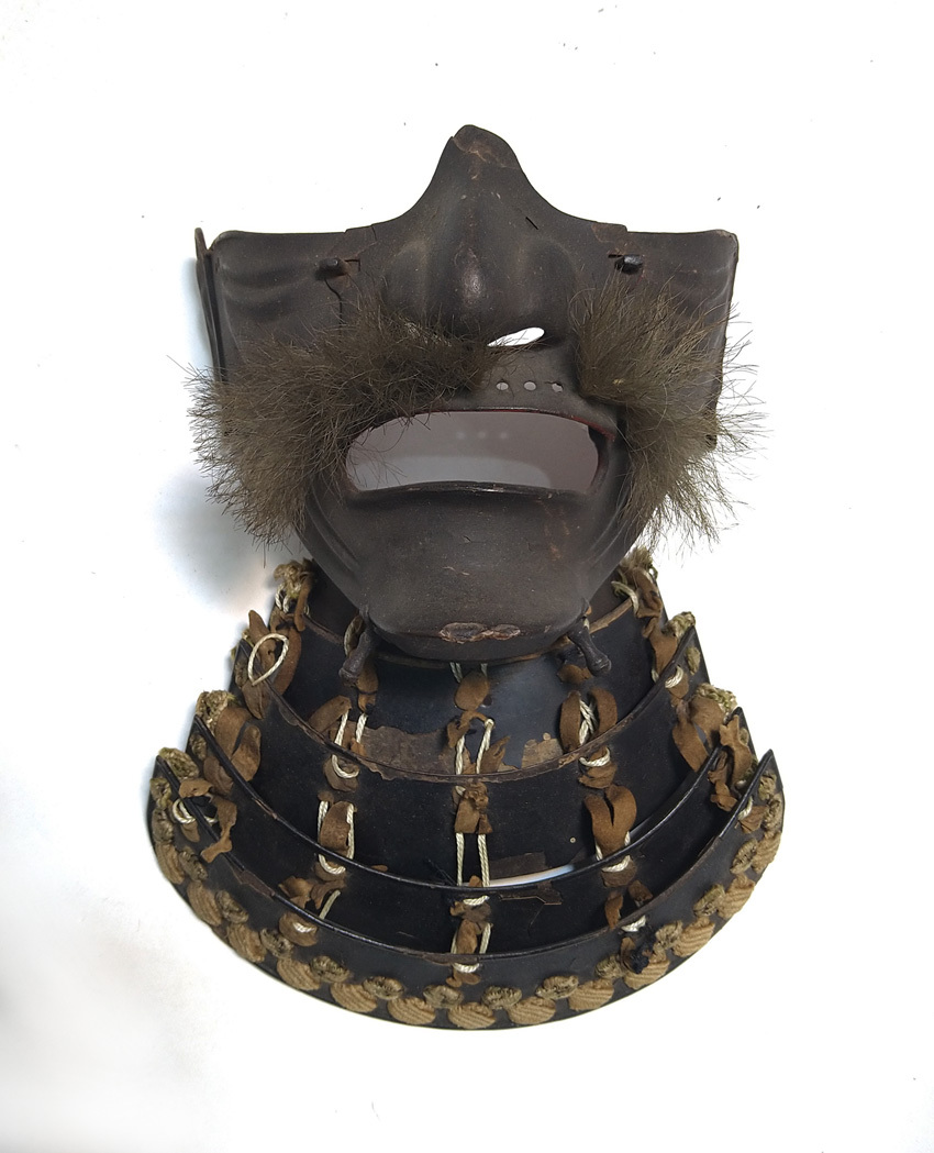 面頬　甲冑　鎧兜 面頬】甲冑 鎧兜 【面具】鬼 マスク お面 仮面 戦国時代 忍者 般若