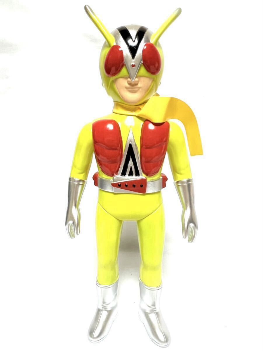 希少❗️ポピー 全長20㌢ 仮面ライダーv3 ソフビ（バンダイ マスダヤ タカトク 希少❗️ポピー 全長20㌢ 仮面ライダーv3 ソフビ（バンダイ