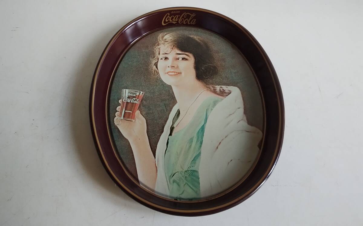 コカコーラ　アンティーク　トレイ　1917年代 2025年最新】Yahoo!オークション -アンティーク トレイ(コカ