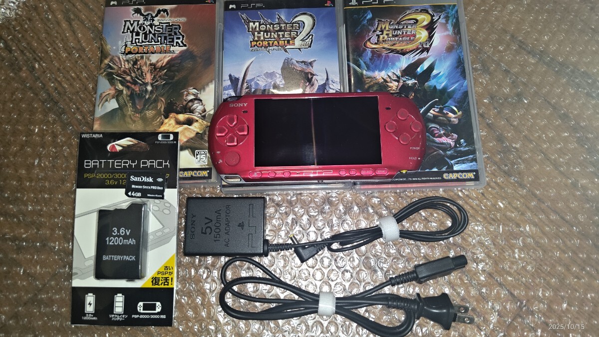 Yahoo!オークション -「psp-3000 ラディアントレッド」の落札