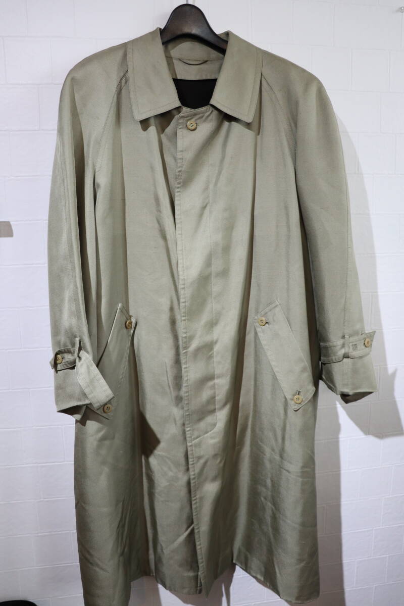 90’s 即決 GIVENCHY ジバンシィ カスレ柄入り ファーライナー付き 