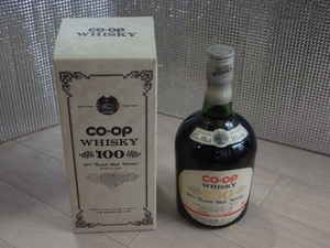 古酒★未開栓★COOP コープ 100% Scotch Malt スコッチ モルト 760ml 43% ウイスキー箱付