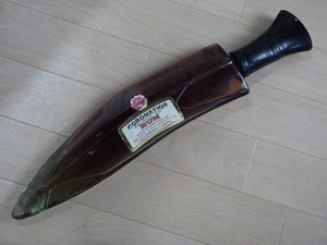 古酒★未開栓★Coronation Khukrt コロネーション ラム NEPAL RUM 短剣型ボトル ネパール