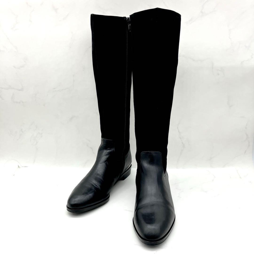 未使用品⭐️オデットエオディール ロングブーツ ブラック 23㎝　日本製 Odette e Odile UNITED ARROWS(オデットエオディール