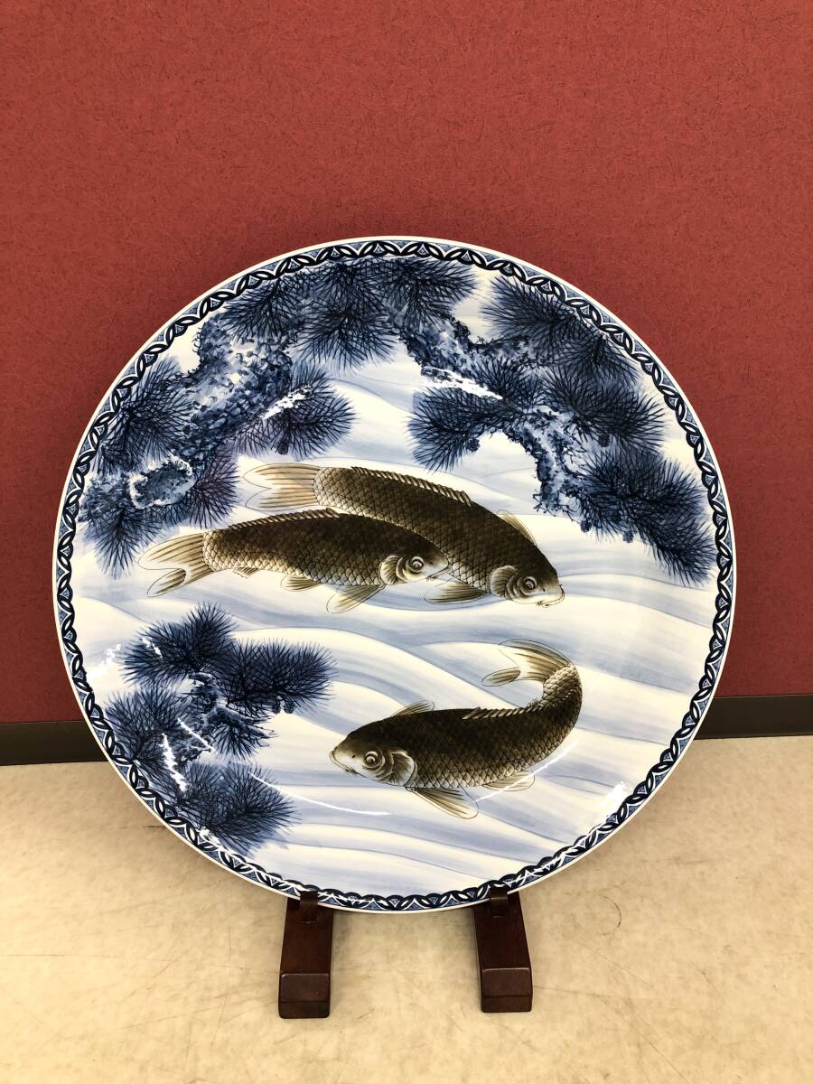 GMGH69○有田焼 神右衛門 最高級 大皿 飾皿 伝統工芸品 山水絵 大作 GMGH69○有田焼 神右衛門 最高級 大皿 飾皿 伝統工芸品 山水絵