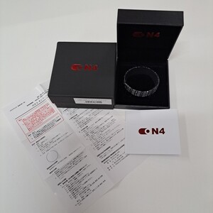 最新商品【正規品】ON4(オンフォー)TYPE-C クリアブラック(磁器ネックレス)軽量スポーツタイプ 約60㎝ 専用箱 新品 医療機器認証商品