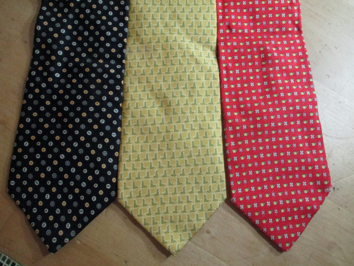 未使用タグ付　箱付　サルバトーレフェラガモ　ネクタイ　オレンジ imgrc0092208040.jpg