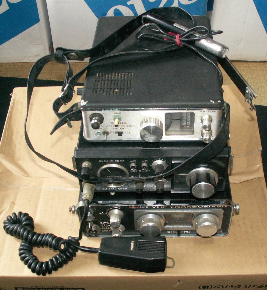 アマチュア無線機 ＲＪＸー601 トランシーバー 専用電源付き(ジャンク品扱い) Yahoo!オークション -「ナショナルrjx-601」の落札相場・落札価格