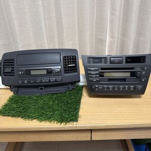 希少な純正トヨタマークII JZX/GX110/115系エアコン操作パネル レコーダー付き(Z76)