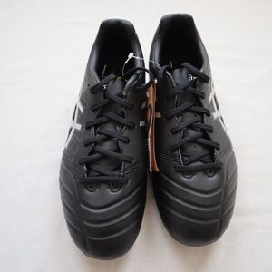 Asics DS LIGHT CLUBti-e скользящий Club 1103A074 мужской футбол шиповки обувь 3E : черный × серебряный размер 24cm