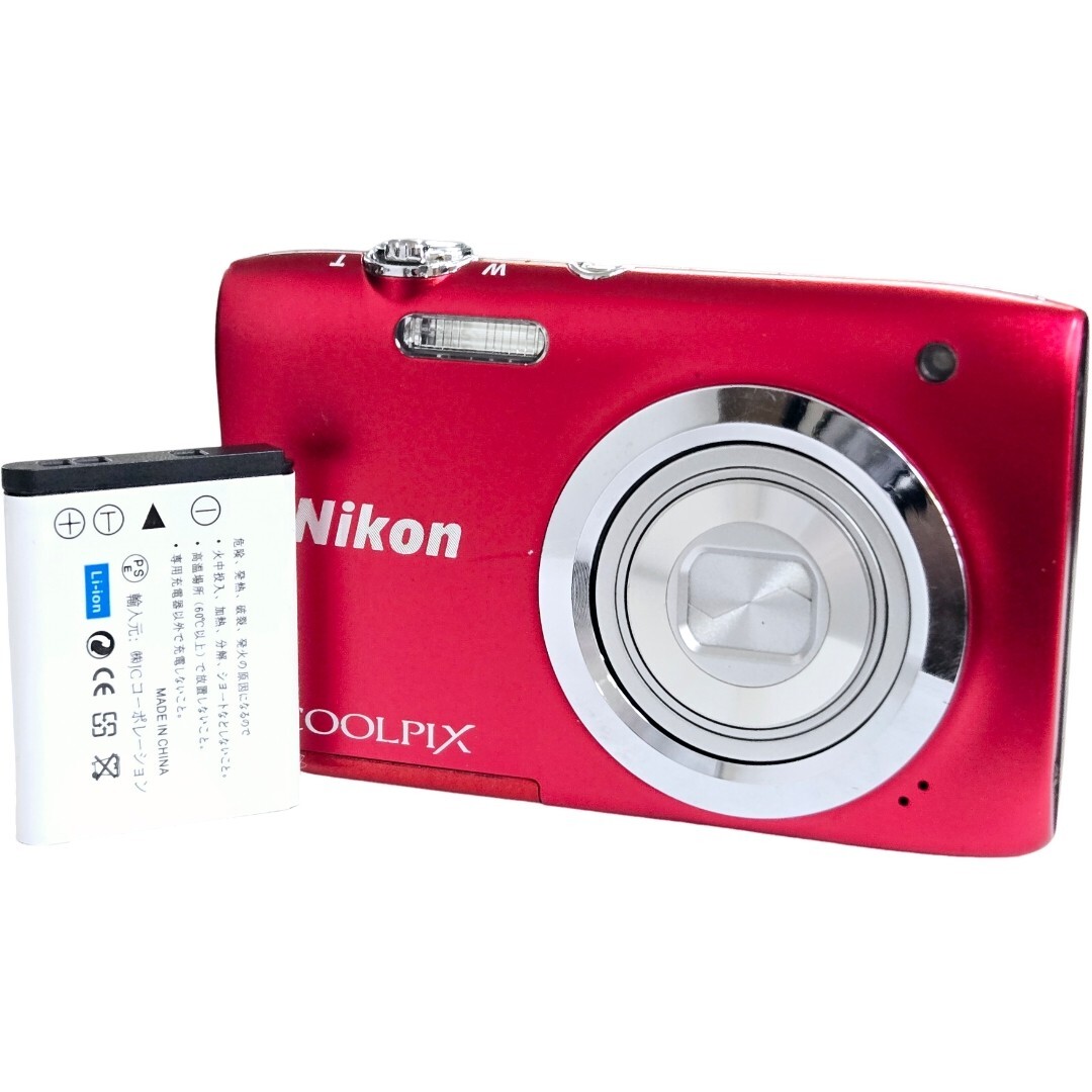 【完動品】Nikon Coolpix A100 デジタルカメラ 動作確認済み Amazon | Nikon デジタルカメラ COOLPIX A100 光学5倍 2005万