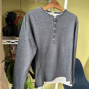 JS スウェット カットソー 紺 ヘンリー M